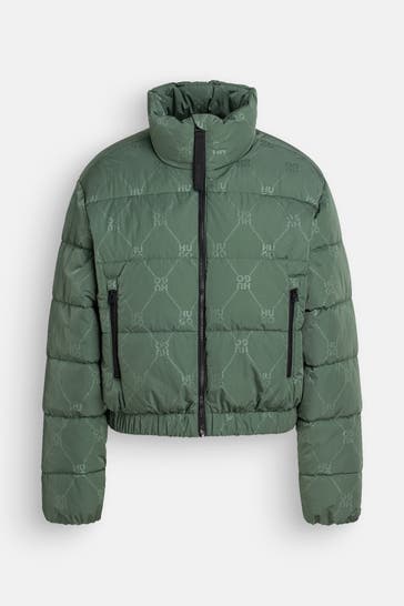 HUGO Steppjacke grün