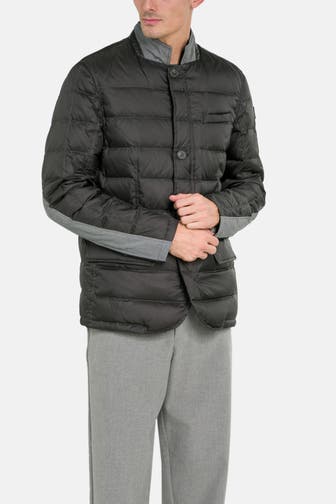 HANDSTICH Light-Steppjacke 'Lennox' dunkelgrau