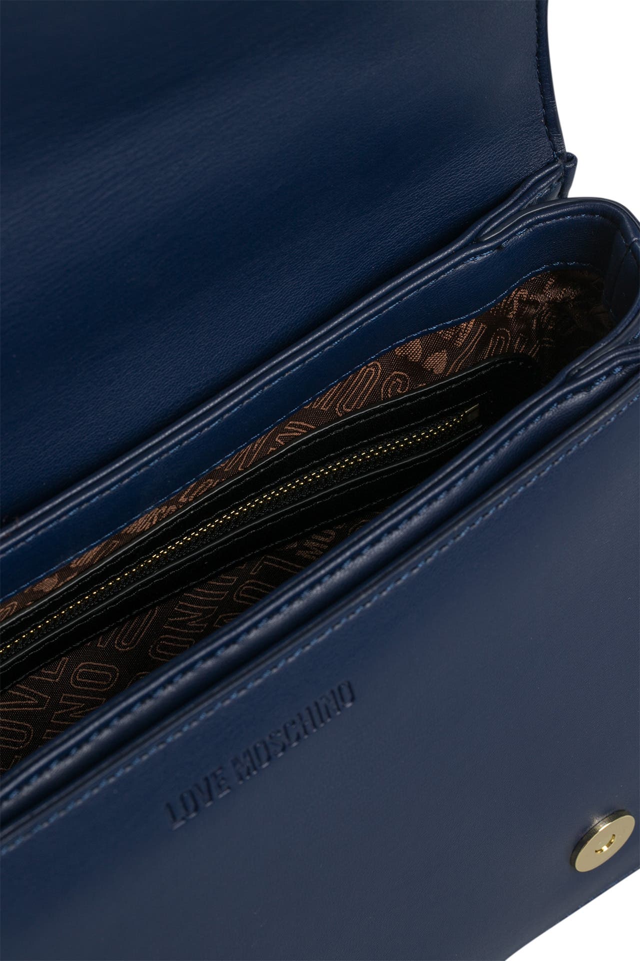 Love Moschino Damen Schultertasche – Dunkelblauer Denim-Look, Lässig Und Stylisch