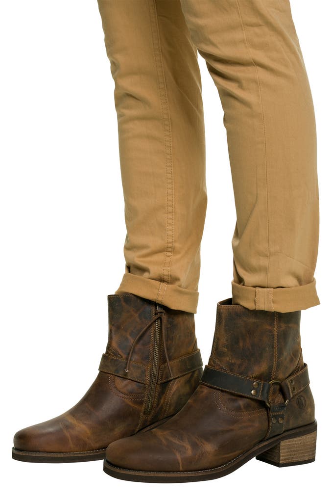 biker boots braun herren