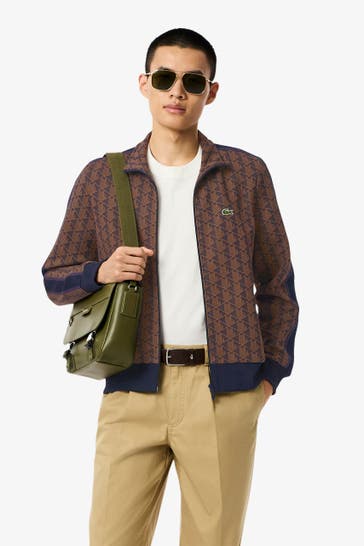 LACOSTE Sweatjacke gemustert