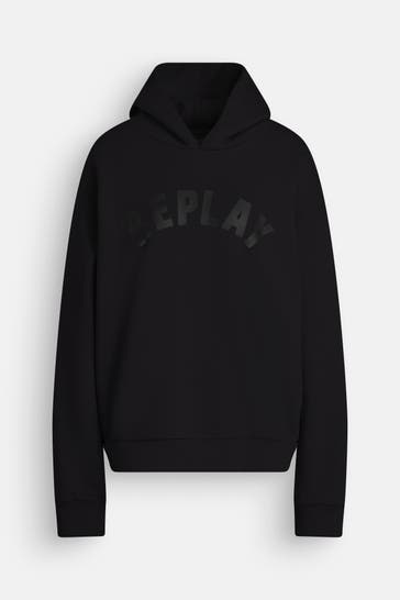 REPLAY Hoodie schwarz
