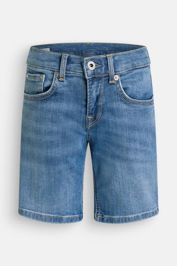 PEPE JEANS Jeansshorts hellblau