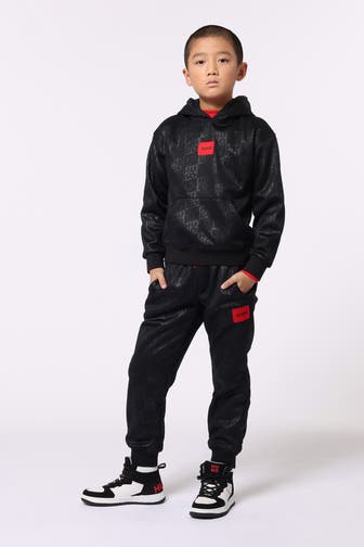 HUGO Hoodie gemustert