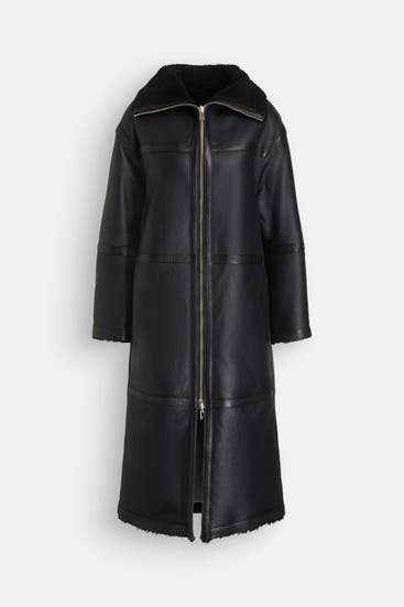 BELSTAFF - Ledermantel 'Helix' schwarz