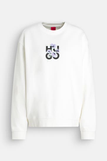 HUGO Sweatshirt weiß