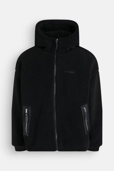 WRSTBHVR - Teddyfleece-Jacke 'Amar' schwarz