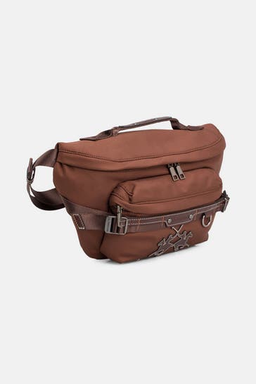 LA MARTINA Bauchtasche rotbraun