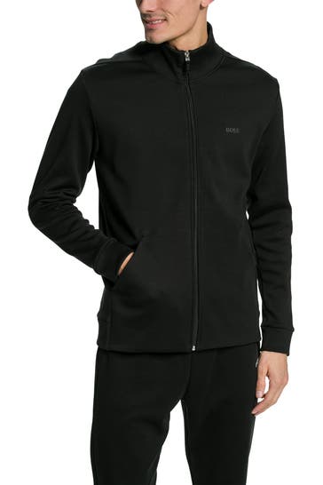 BOSS GREEN Sweatjacke 'Skaz' schwarz