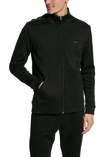 BOSS GREEN Sweatjacke 'Skaz' schwarz