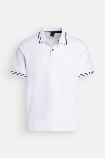 BOGNER FIRE + ICE Poloshirt 'Arjan' weiß