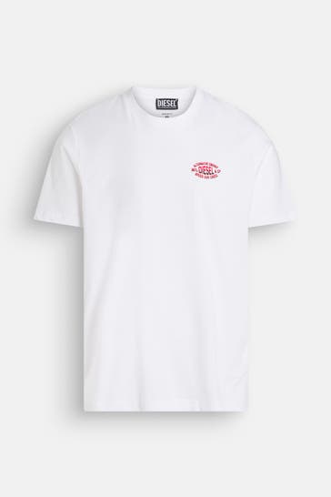 DIESEL T-Shirt weiß