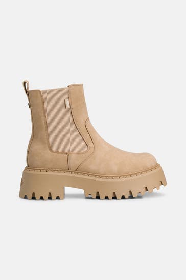 BUFFALO Chelsea-Boots 'Aspen' beige