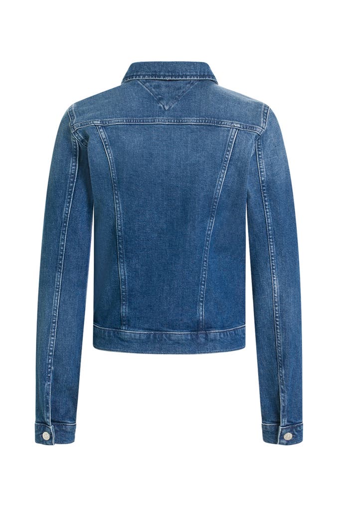 tommy hilfiger jeansjacke mit kapuze