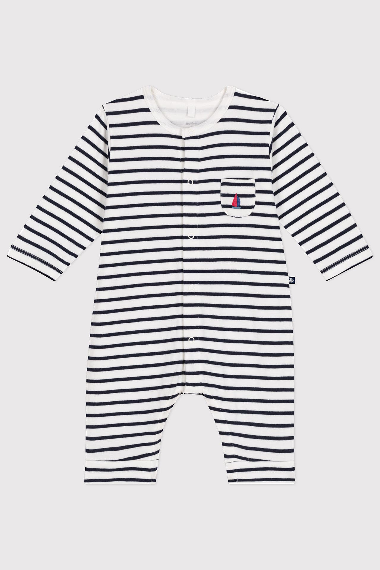 PETIT BATEAU Strampler gestreift, Bild 1