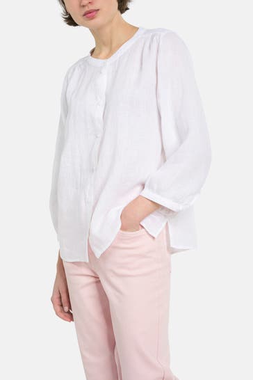 PART TWO Leinenbluse 'Persilles' weiß