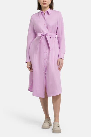RIANI Leinenkleid helllila