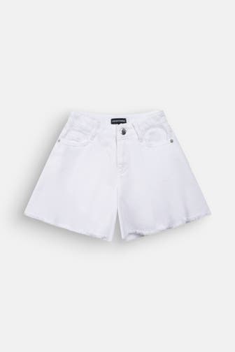 EMPORIO ARMANI Jeansshorts weiß