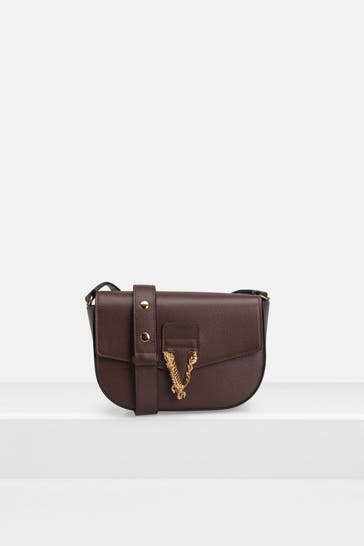 VERSACE Handtasche braun