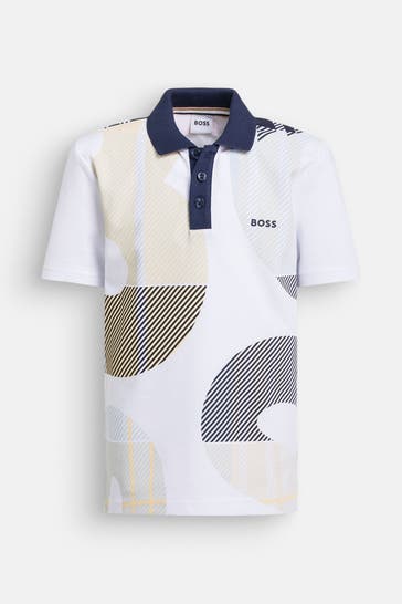 BOSS Polo-Shirt gemustert