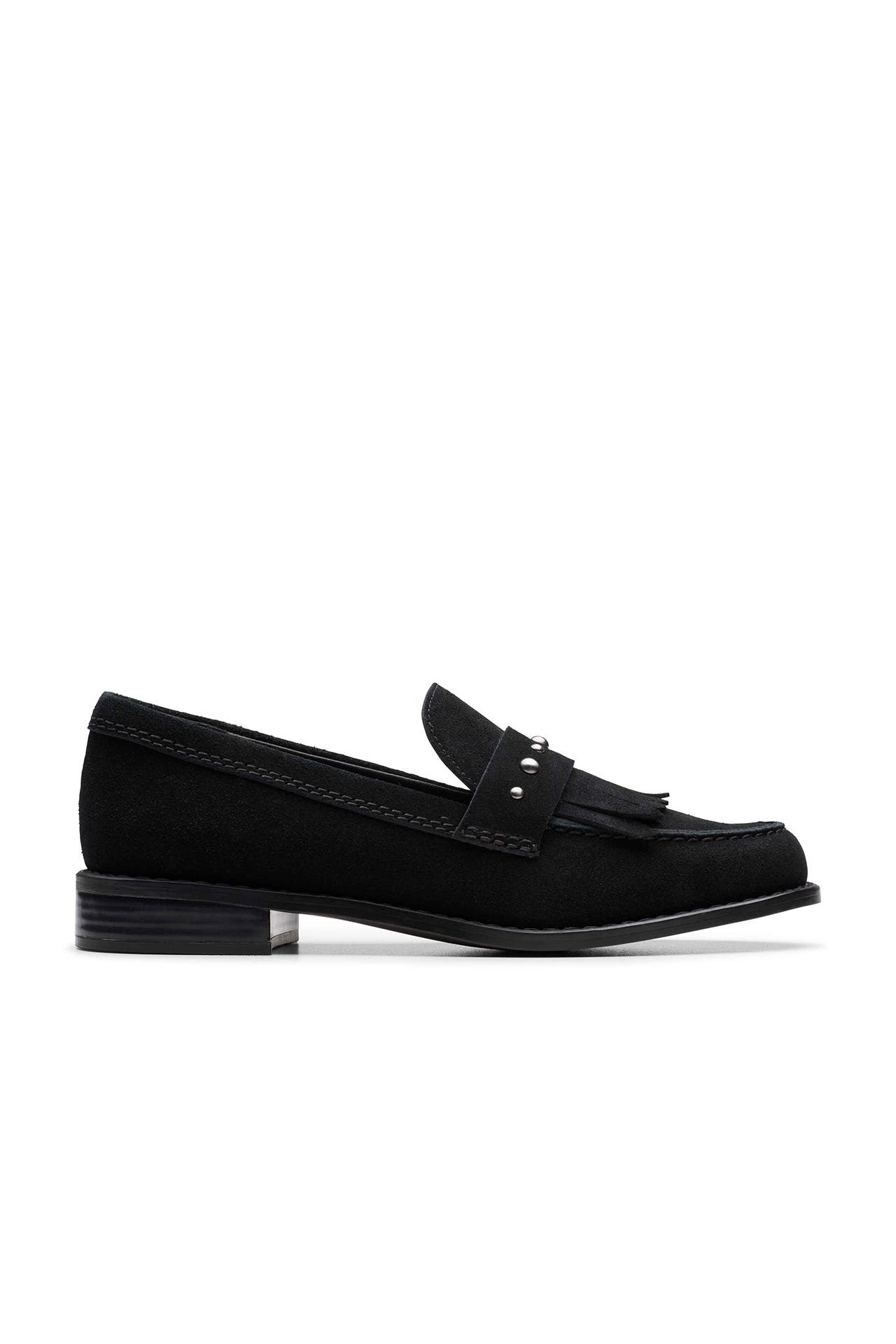 CLARKS Leder-Loafer 'Hana' schwarz, Bild 1