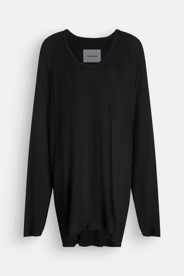 BLACK PALMS Strickkleid 'Delfina' schwarz