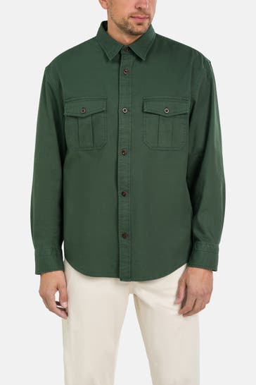 GANT Casual-Hemd dunkelgrün