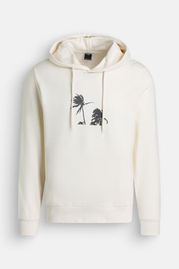 JACK & JONES Hoodie ecru