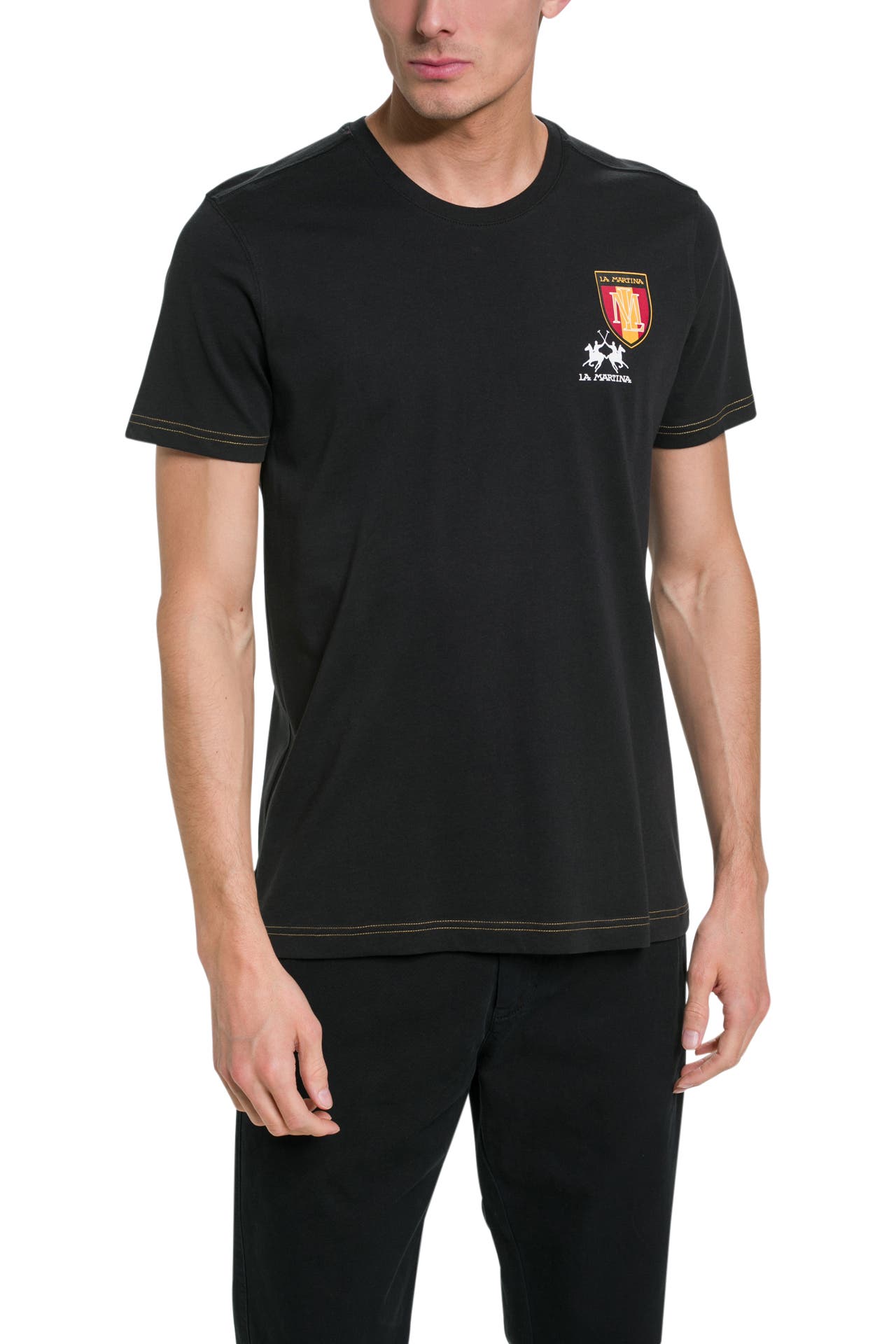 LA MARTINA T-Shirt schwarz, Bild 1
