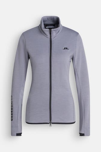 J.LINDEBERG SPORTSWEAR Midlayer 'Emeliz' grau
