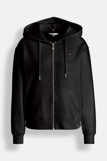 TOMMY HILFIGER Sweatjacke schwarz