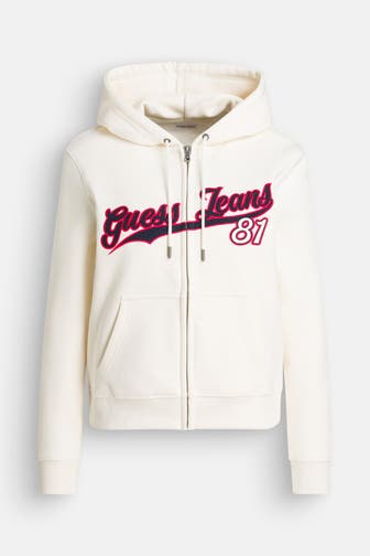 GUESS Sweatjacke ecru
