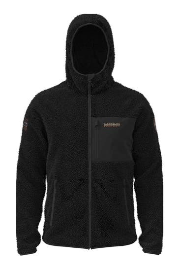 NAPAPIJRI Black Fleece Jacket