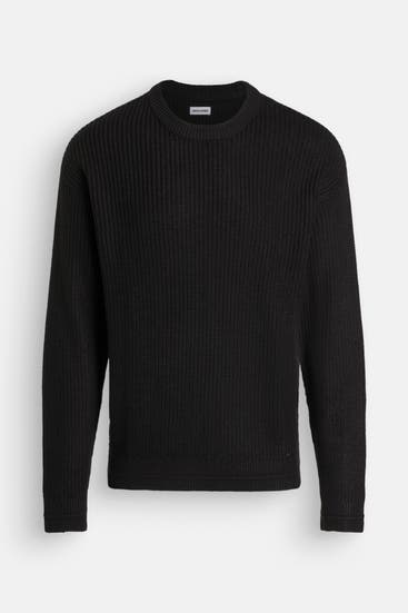 JACK & JONES - Strickpullover schwarz