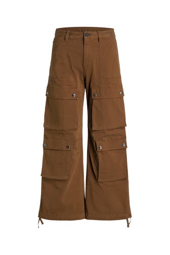 DIESEL Stoffhose braun