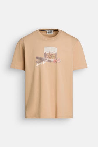 SCOTCH & SODA T-Shirt hellbraun