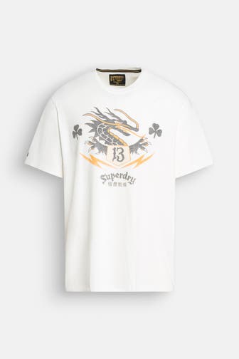 SUPERDRY T-Shirt weiß