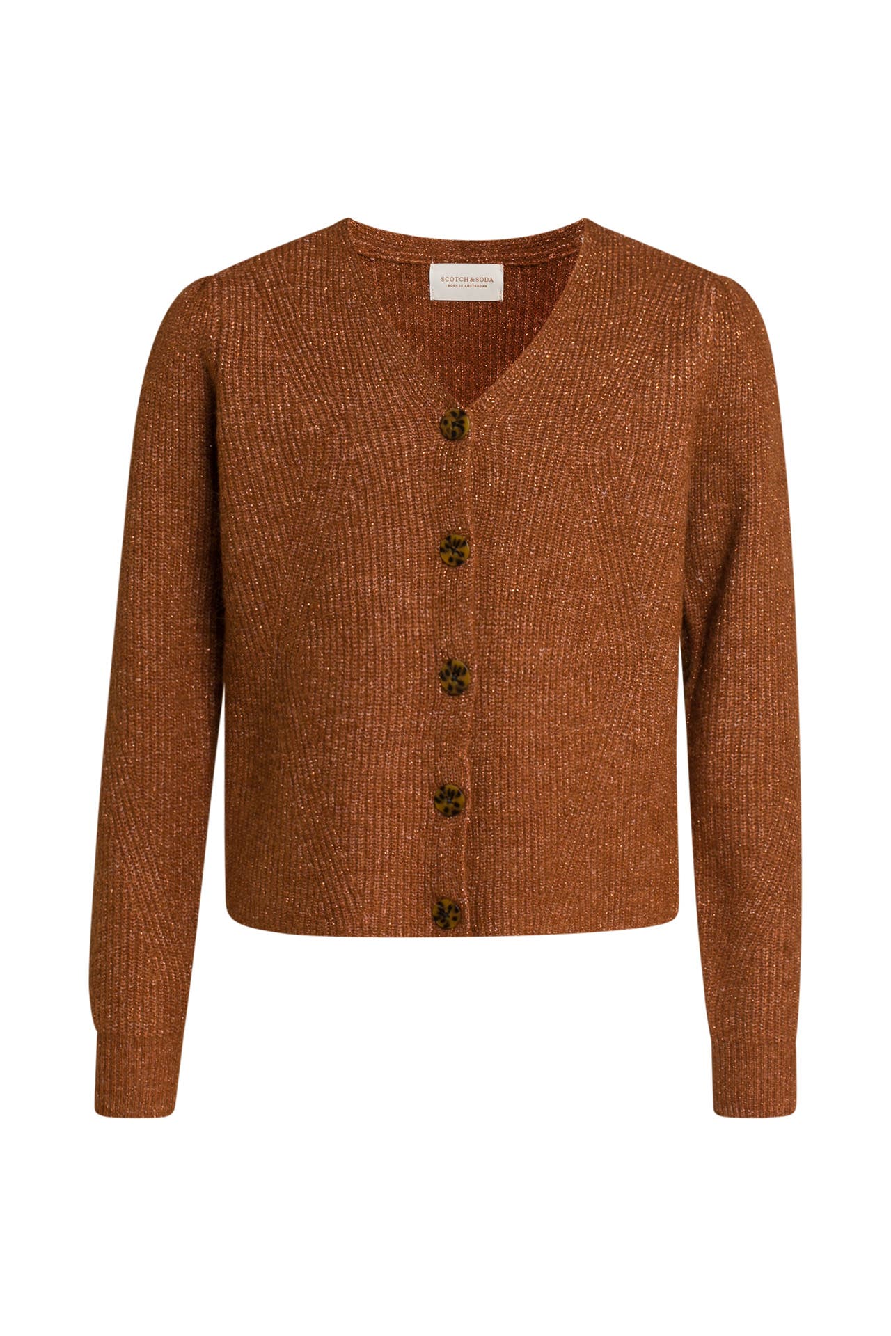 SCOTCH & SODA Strickjacke cognac, Bild 1