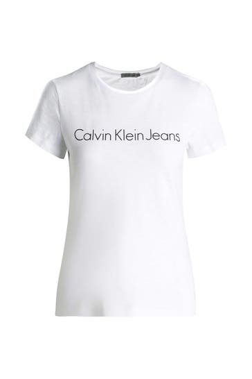 CK JEANS T-Shirt weiß