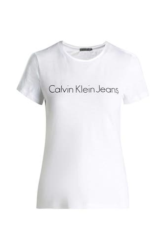 CK JEANS T-Shirt weiß