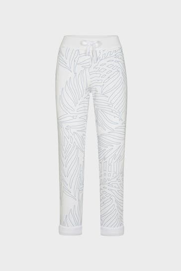 JUVIA 'Palm Leaves' patterned joggers