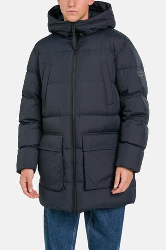 MARC O'POLO Daunenparka schwarzblau