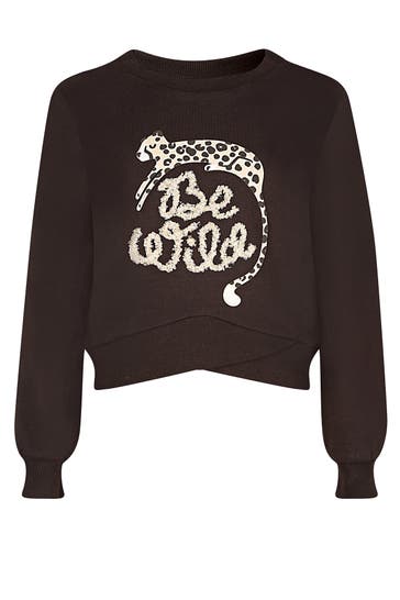 HAPPY GIRLS Sweatshirt schwarz