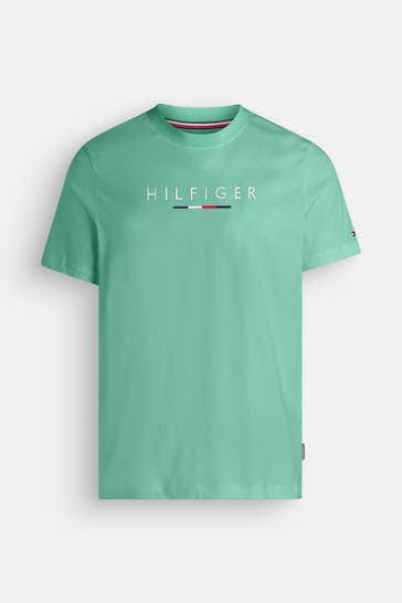 TOMMY HILFIGER T-Shirt 'New York' jade