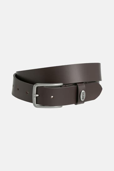 DIESEL Lederürtel dunkelbraun