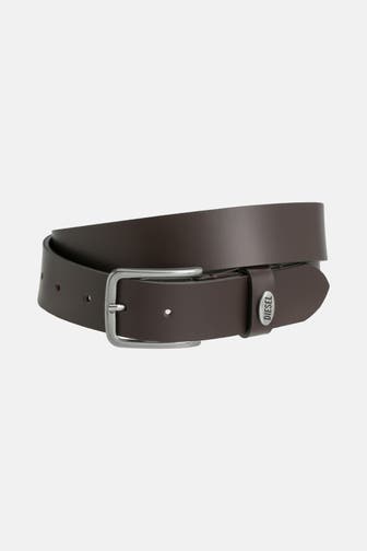 DIESEL Lederürtel dunkelbraun