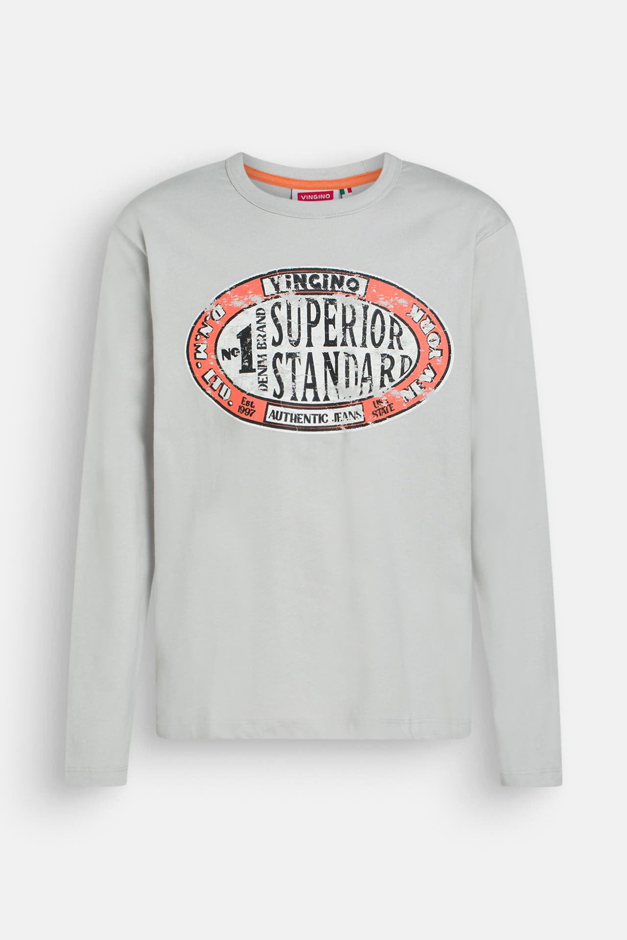 VINGINO Langarmshirt hellgrau, Bild 1