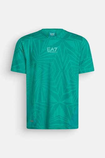 EA7 T-Shirt gemustert