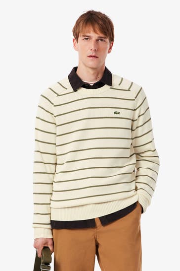 LACOSTE Strickpullover gestreift