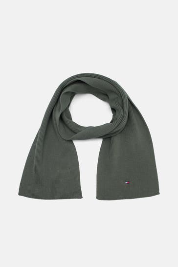 TOMMY HILFIGER Schal waldgrün